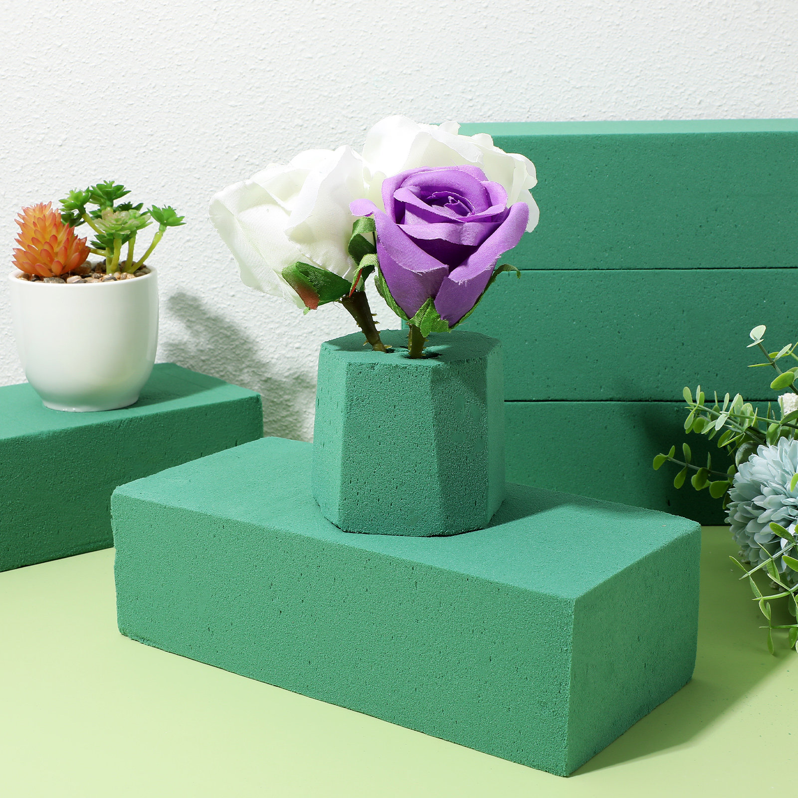Easy Florist Supply - 12Pcs Floral Foam Blocks Premium Wet