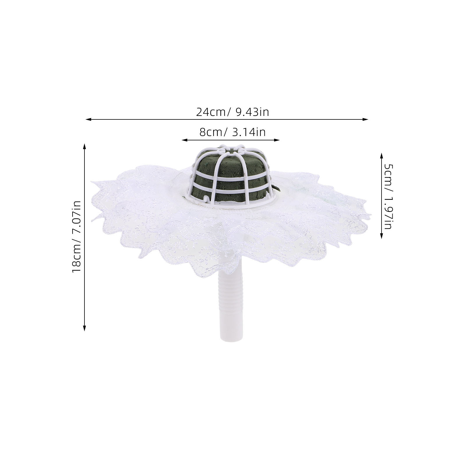 6Pcs Floral Foam Holder Lace E - Bouquet Holder Foam บทวิจารณ์และราคา