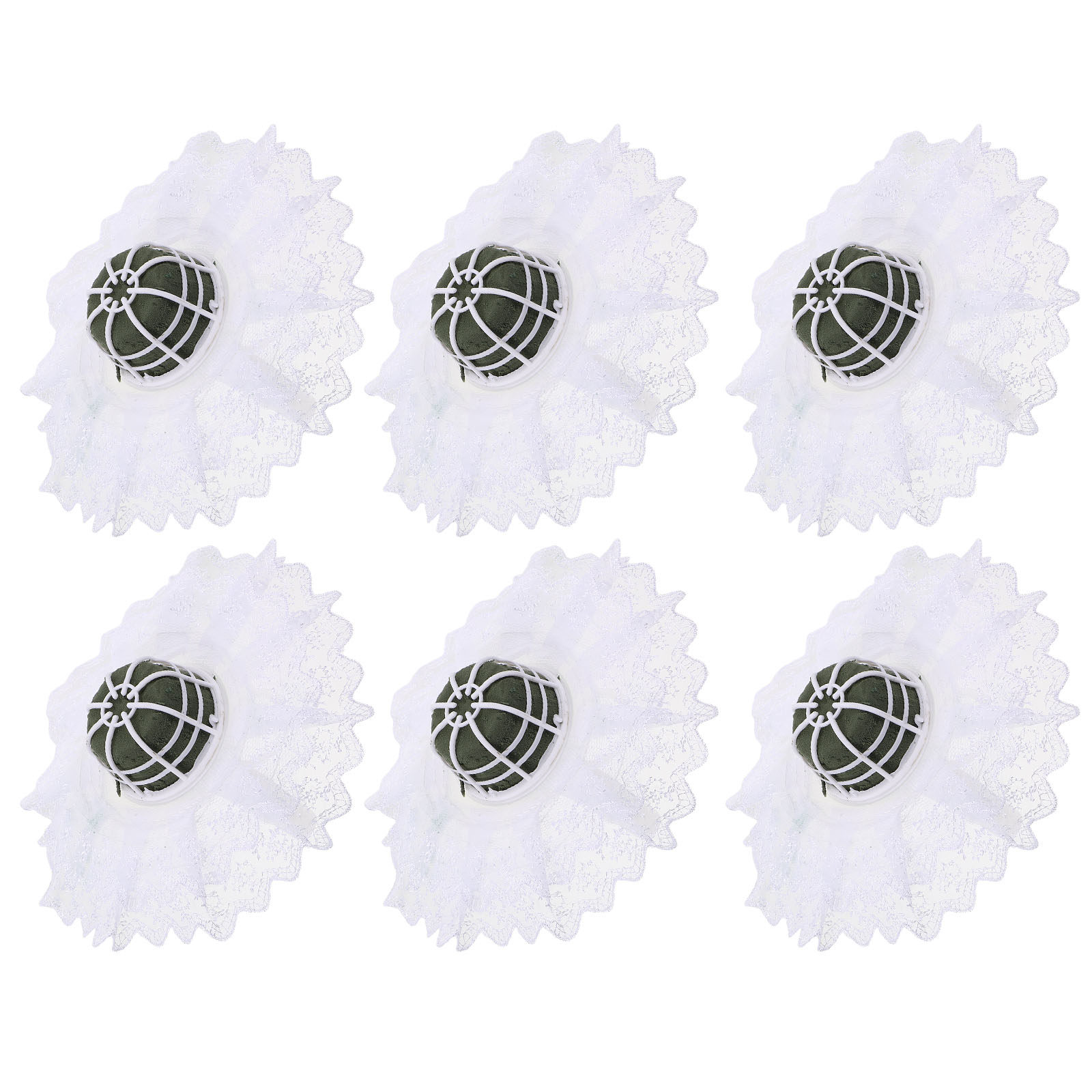 6Pcs Floral Foam Holder Lace E - Bouquet Holder Foam บทวิจารณ์และราคา