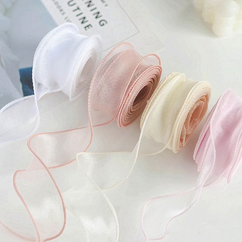 10yards 40mm Roll Silk Ribbon  - Ribbon Organza Roll บทวิจารณ์และราคา