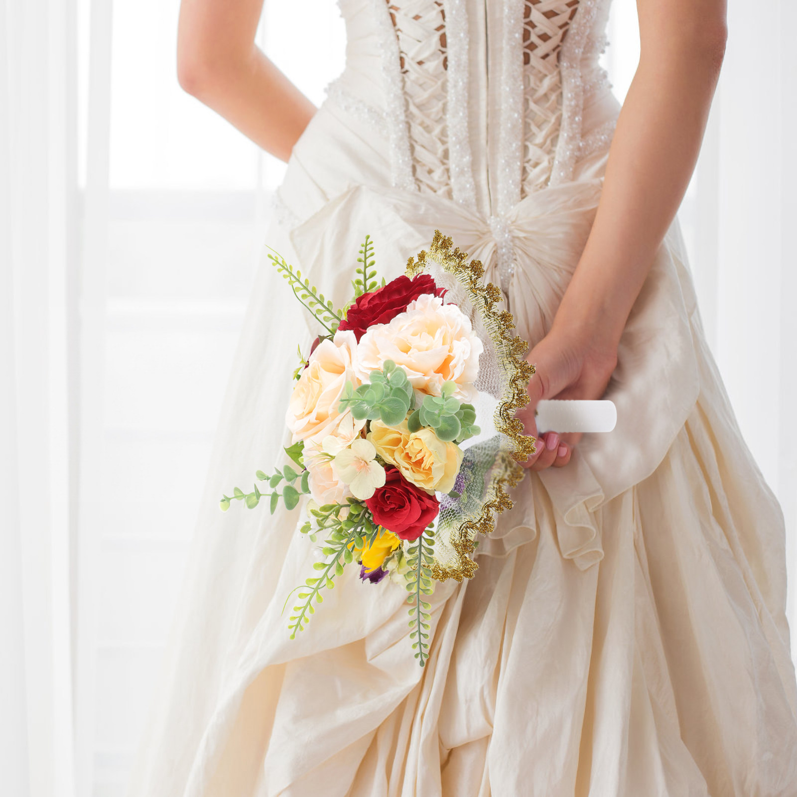 1Set Bridal Bouquet Holder Sem - Bouquet Holder Foam บทวิจารณ์และราคา