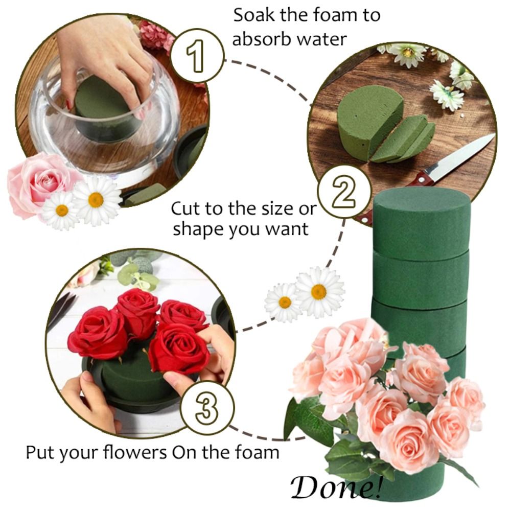DIY Wedding Decoration Florist - Bouquet Holder Foam บทวิจารณ์และราคา