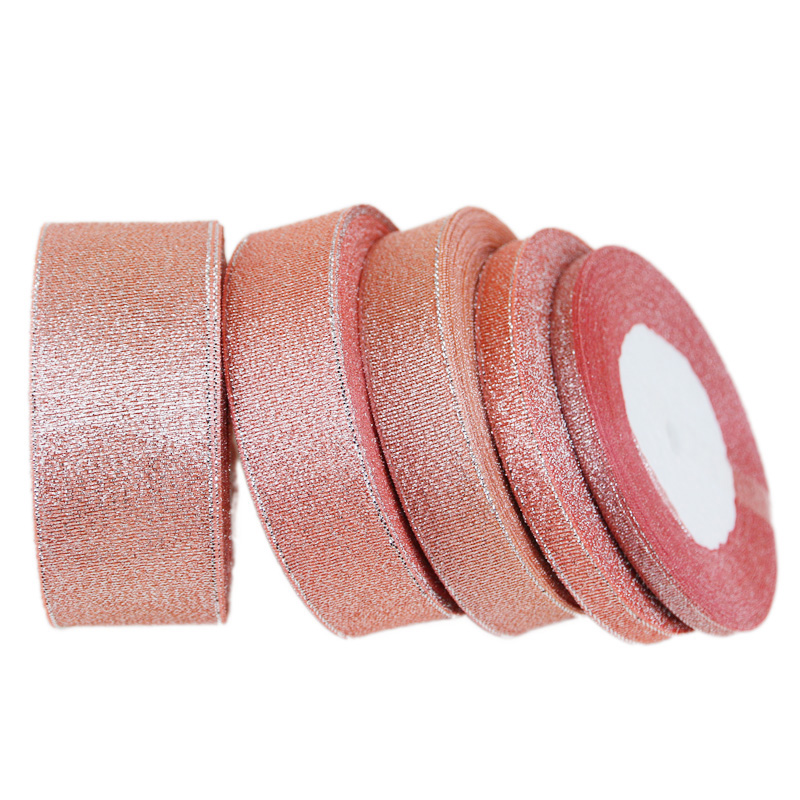 (25 yards/roll) Flesh Pink Met - Ribbon Organza Roll บทวิจารณ์และราคา