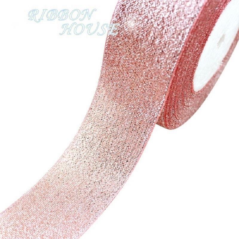 (25 yards/roll) Flesh Pink Met - Ribbon Organza Roll บทวิจารณ์และราคา