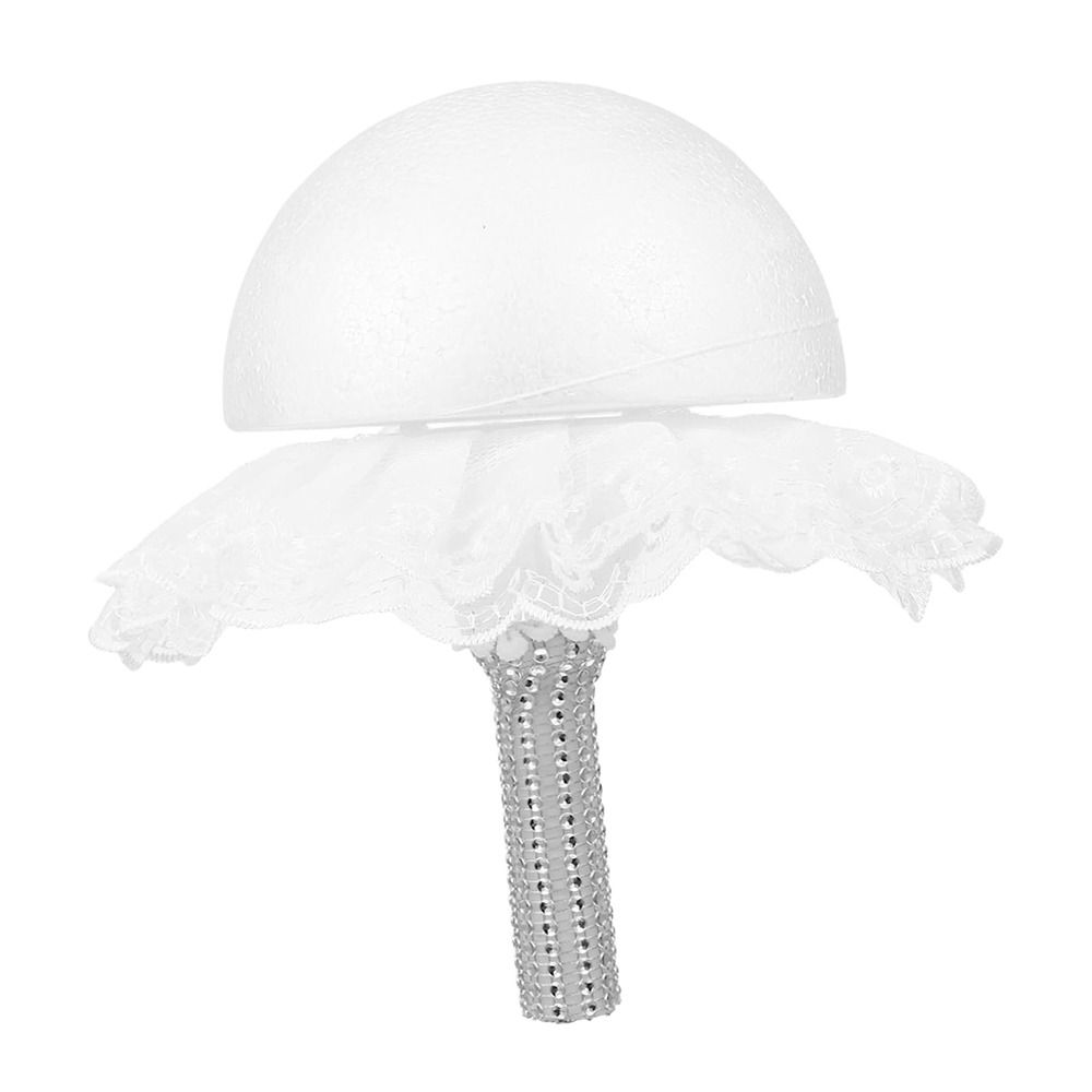 Sweet White Lace Foam Bouquet  - Bouquet Holder Foam บทวิจารณ์และราคา
