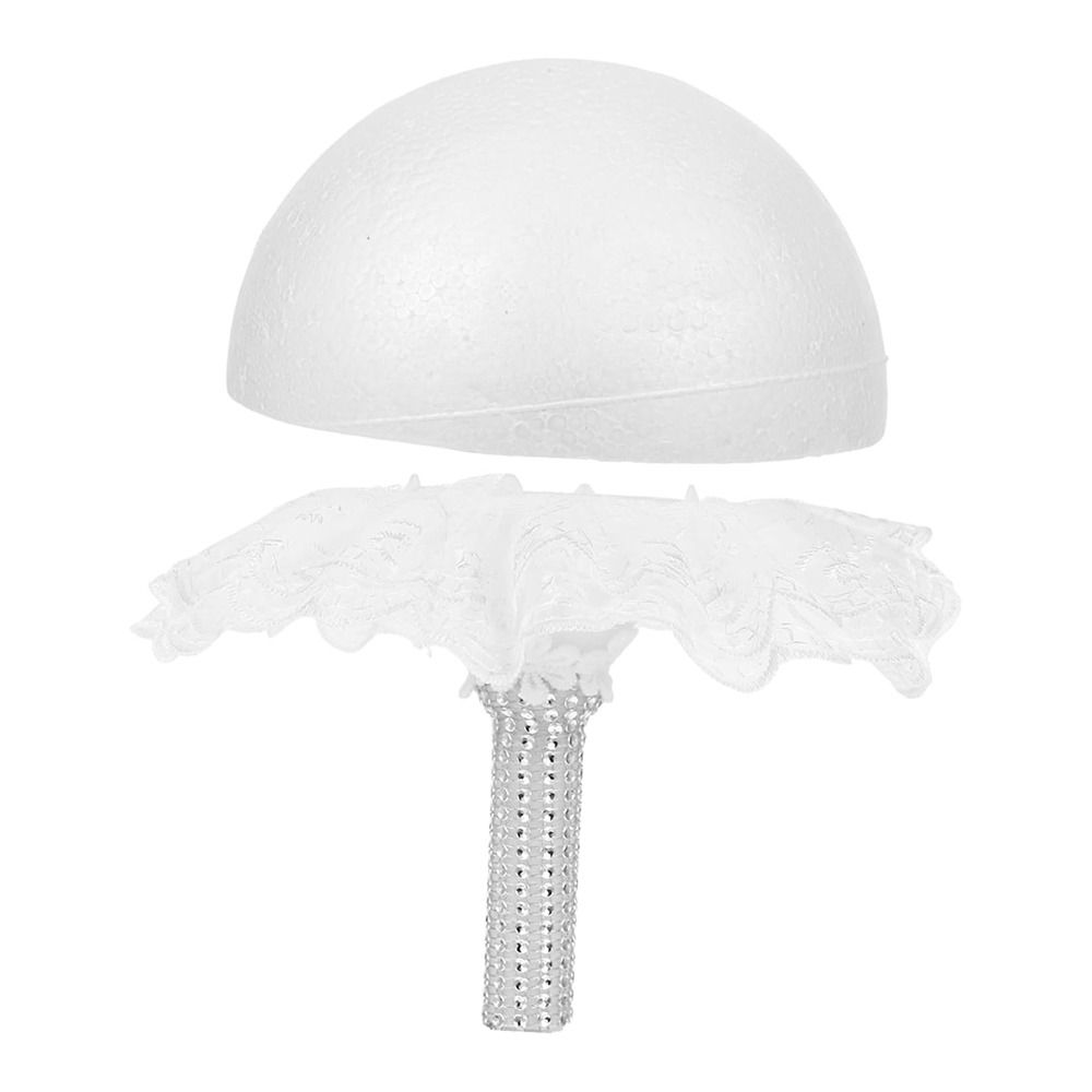 Sweet White Lace Foam Bouquet  - Bouquet Holder Foam บทวิจารณ์และราคา