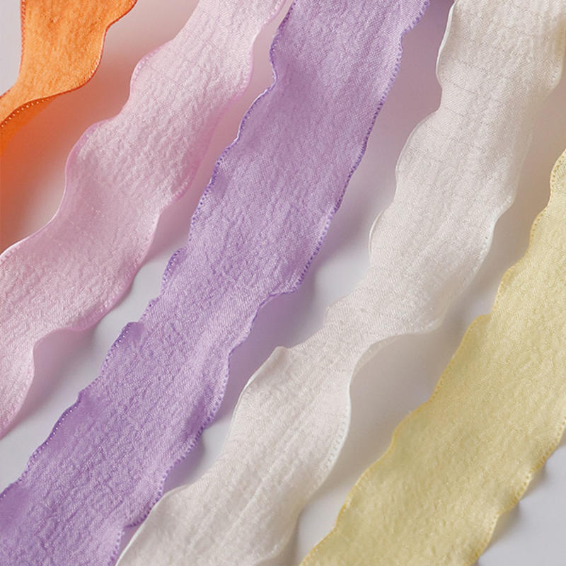 4CM 9 Meters/Roll Wrinkled Lac - Ribbon Organza Roll บทวิจารณ์และราคา