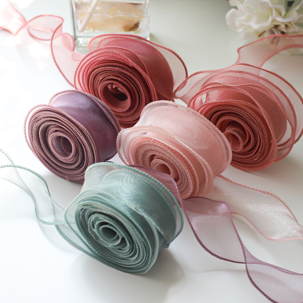 Roll of Satin Ribbon 40mm 10 Y - Ribbon Organza Roll บทวิจารณ์และราคา