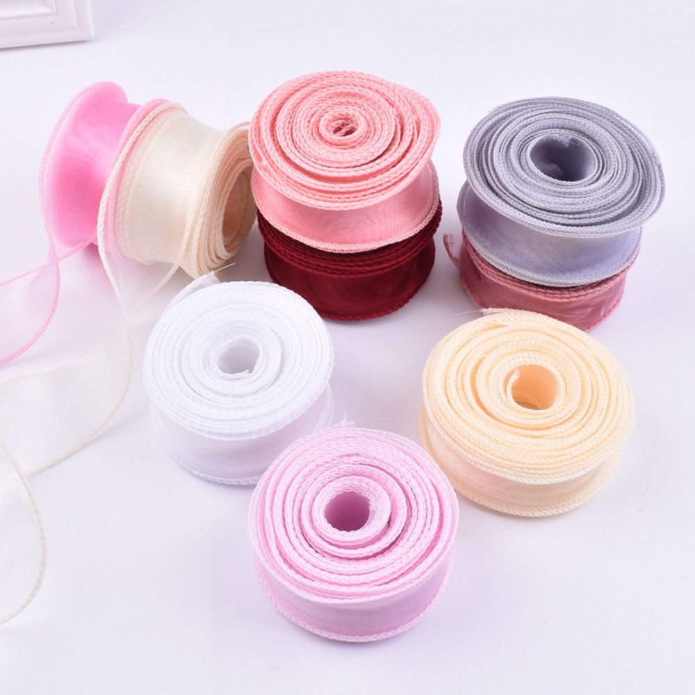 Roll of Satin Ribbon 40mm 10 Y - Ribbon Organza Roll บทวิจารณ์และราคา