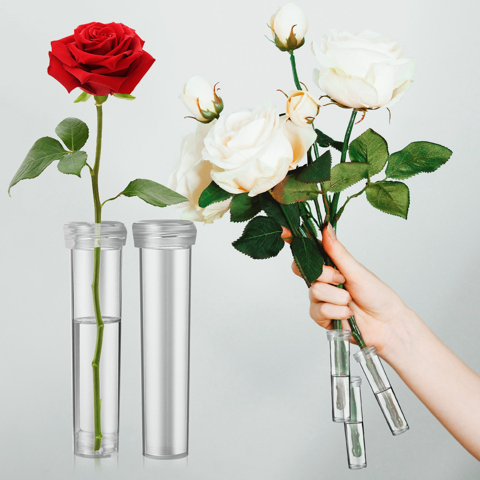 100Pcs Flower Water Tubes Univ - Easy Florist Supply บทวิจารณ์และราคา