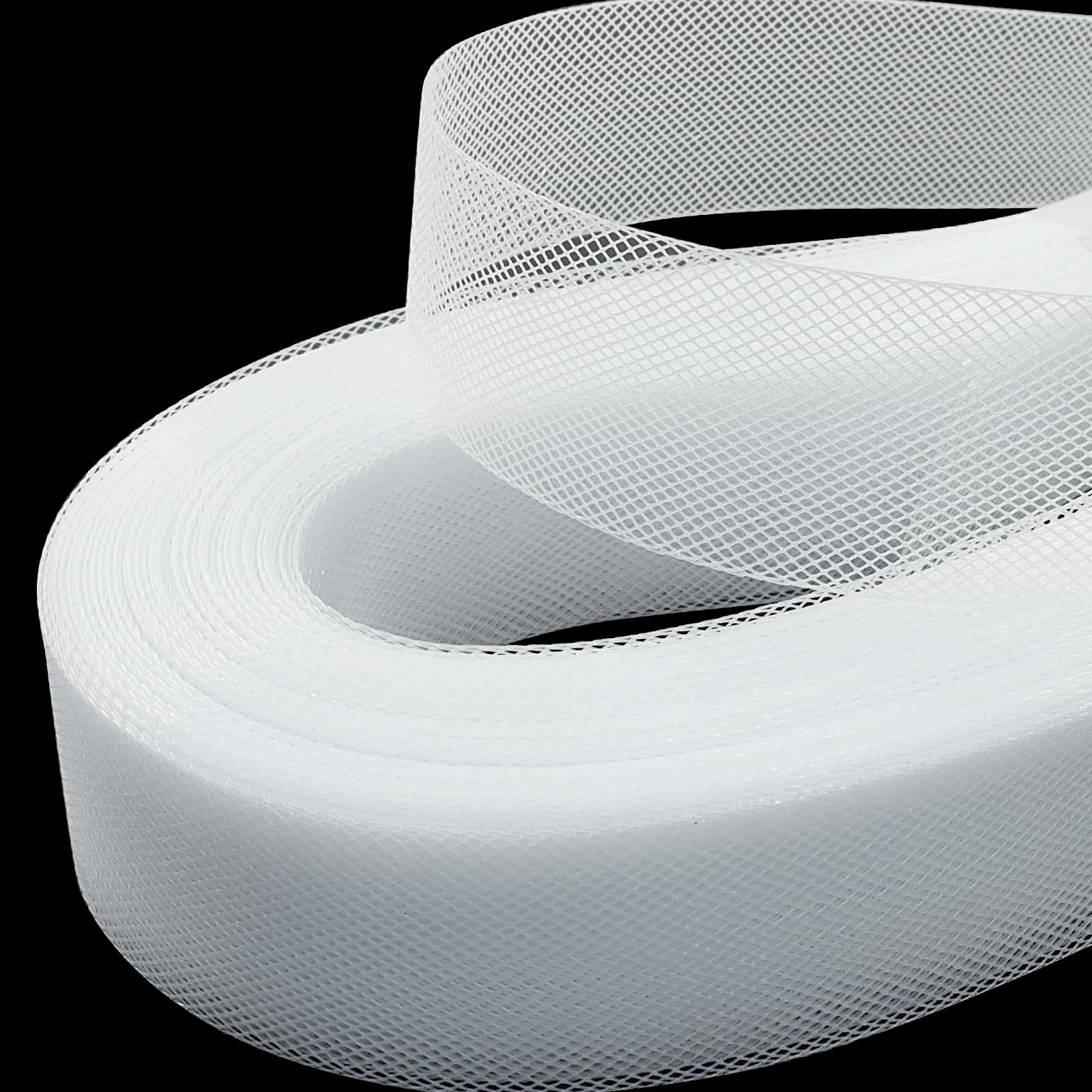 50 Yards/Roll Stiff Horsehair  - Ribbon Organza Roll บทวิจารณ์และราคา