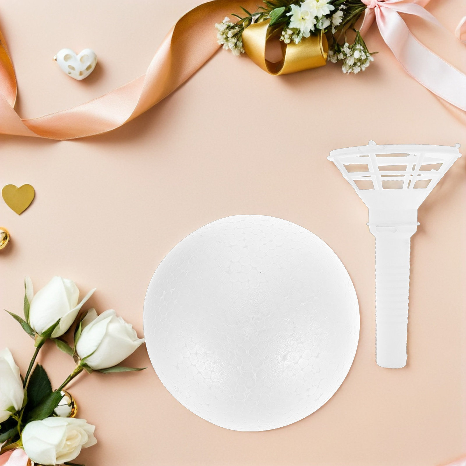 Wedding Romantic Holder Bouque - Bouquet Holder Foam บทวิจารณ์และราคา