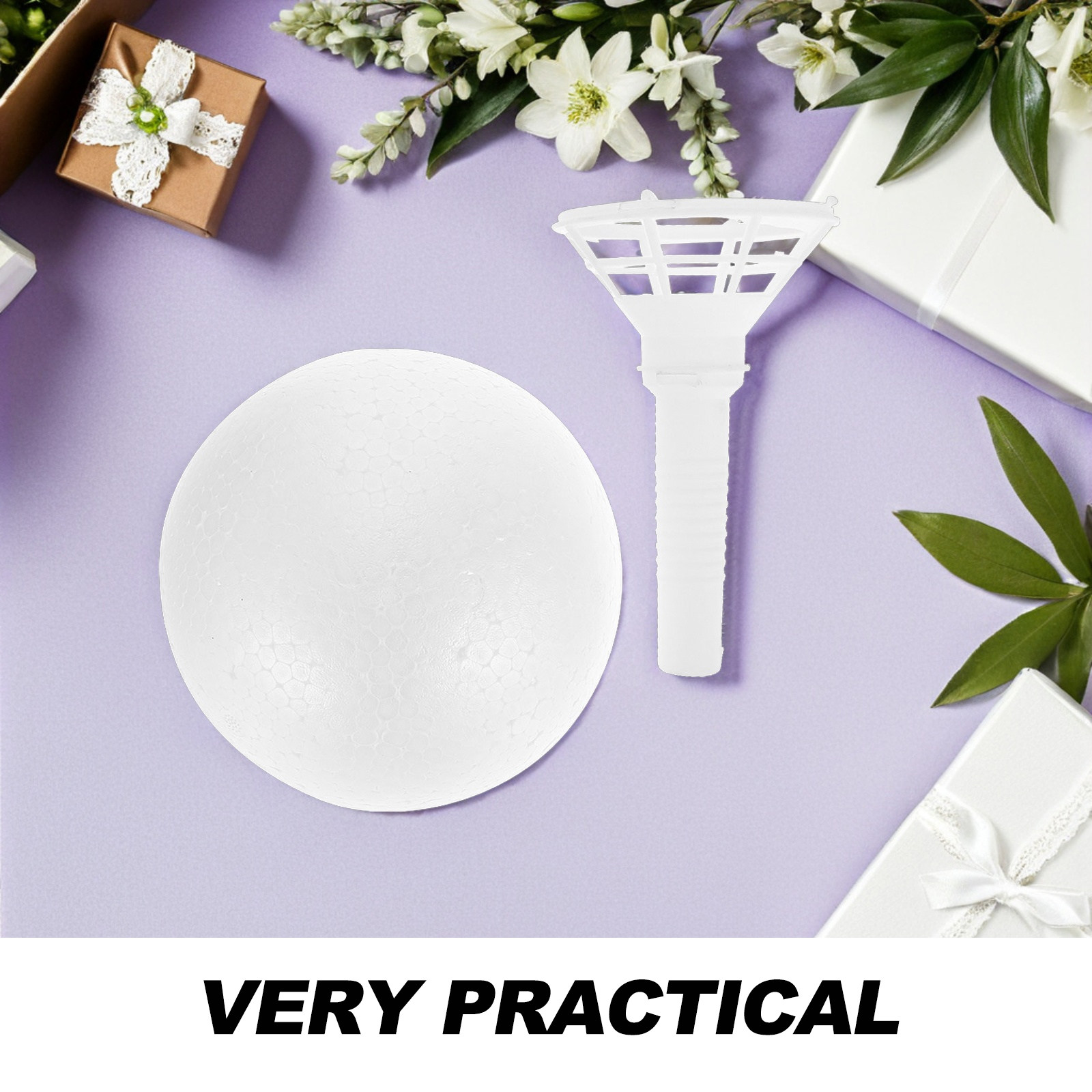 Wedding Romantic Holder Bouque - Bouquet Holder Foam บทวิจารณ์และราคา