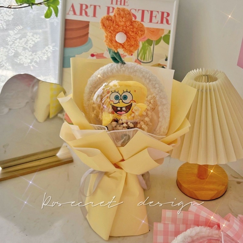 SpongeBo Patrick Star Bobo Bal - Baby Breath Dried บทวิจารณ์และราคา