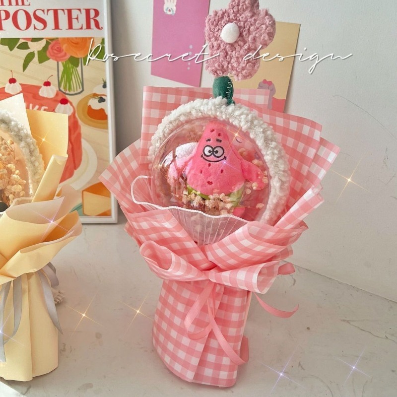 SpongeBo Patrick Star Bobo Bal - Baby Breath Dried บทวิจารณ์และราคา