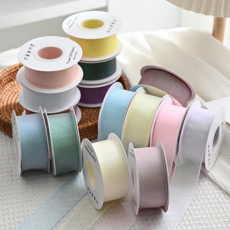 10Yards Roll 4CM Colorful Orga - Ribbon Organza Roll บทวิจารณ์และราคา
