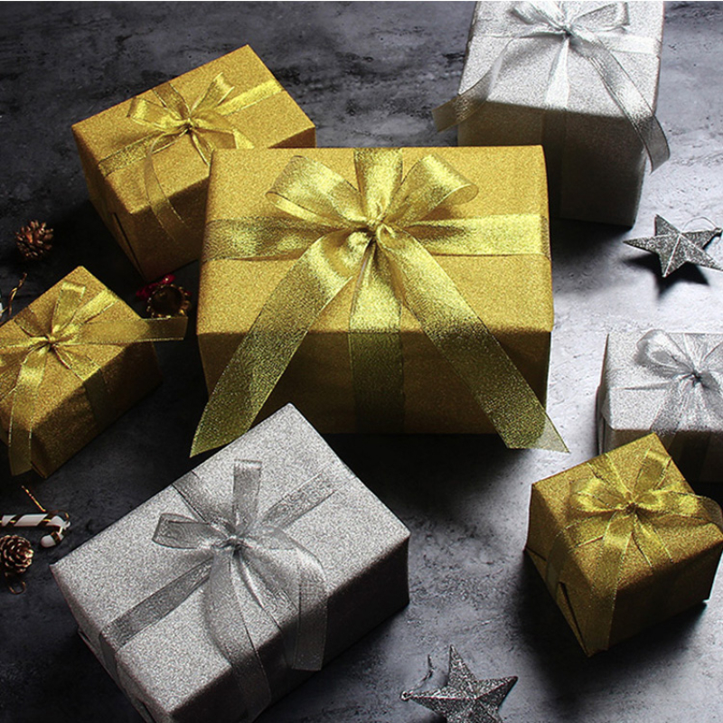 Gold/Silver Organza Onion Ribb - Ribbon Organza Roll บทวิจารณ์และราคา