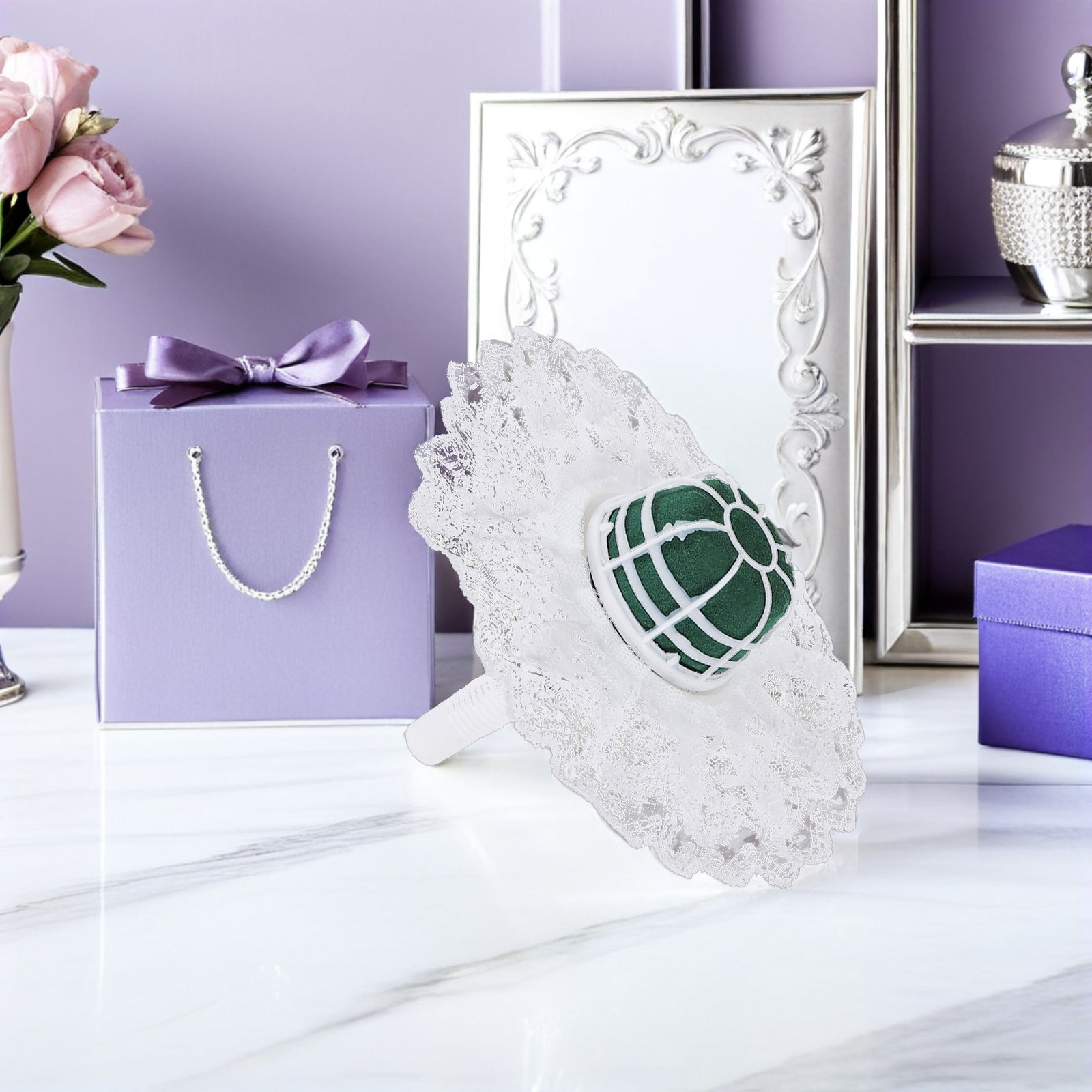 5Sets Bridal Bouquet Holder Fr - Bouquet Holder Foam บทวิจารณ์และราคา