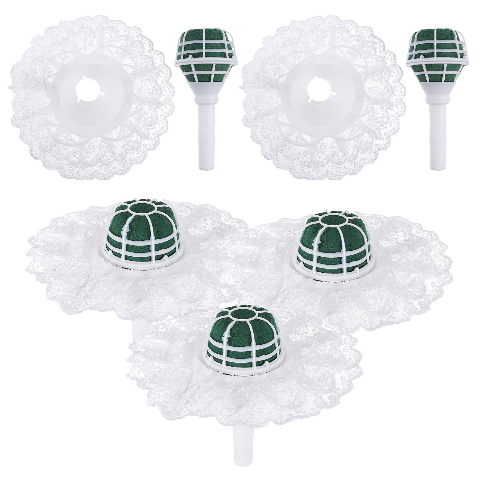 5Sets Bridal Bouquet Holder Fr - Bouquet Holder Foam บทวิจารณ์และราคา