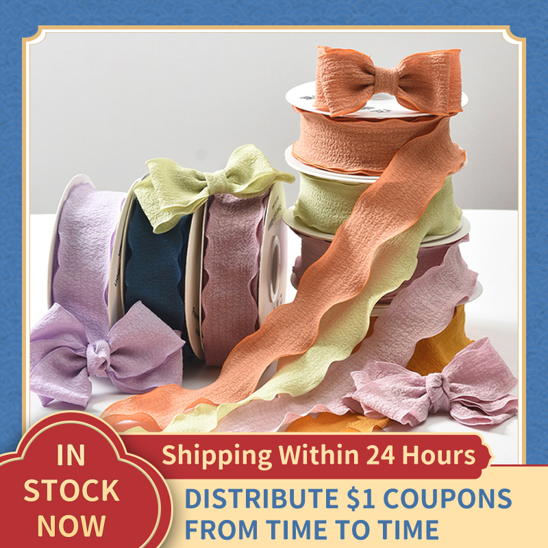 Bow Hair Accessories Handmade  - Ribbon Organza Roll บทวิจารณ์และราคา