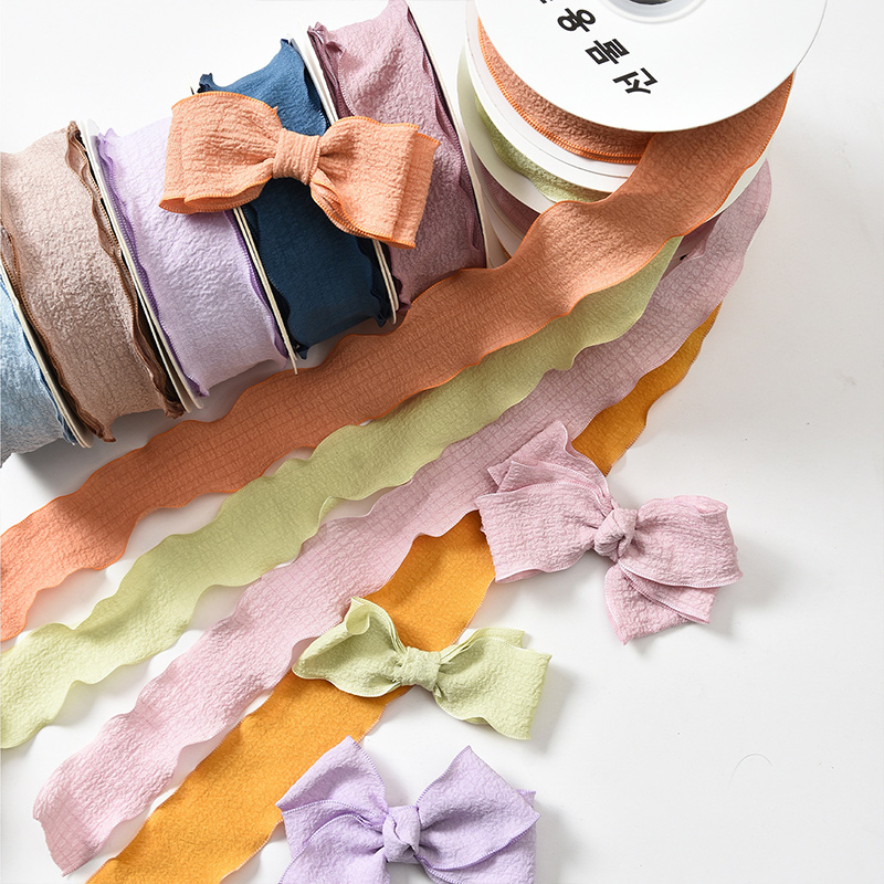 Bow Hair Accessories Handmade  - Ribbon Organza Roll บทวิจารณ์และราคา
