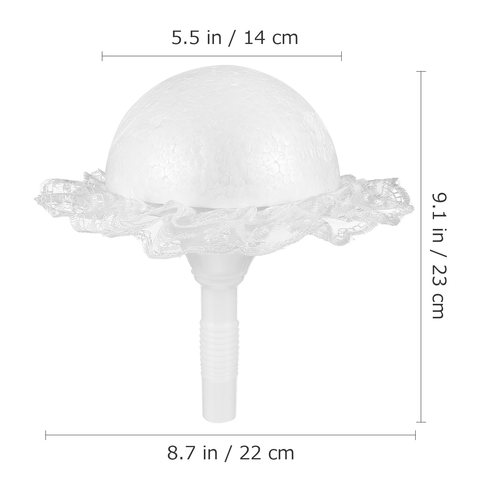 1Set Premium Lace-Trimmed Foam - Bouquet Holder Foam บทวิจารณ์และราคา