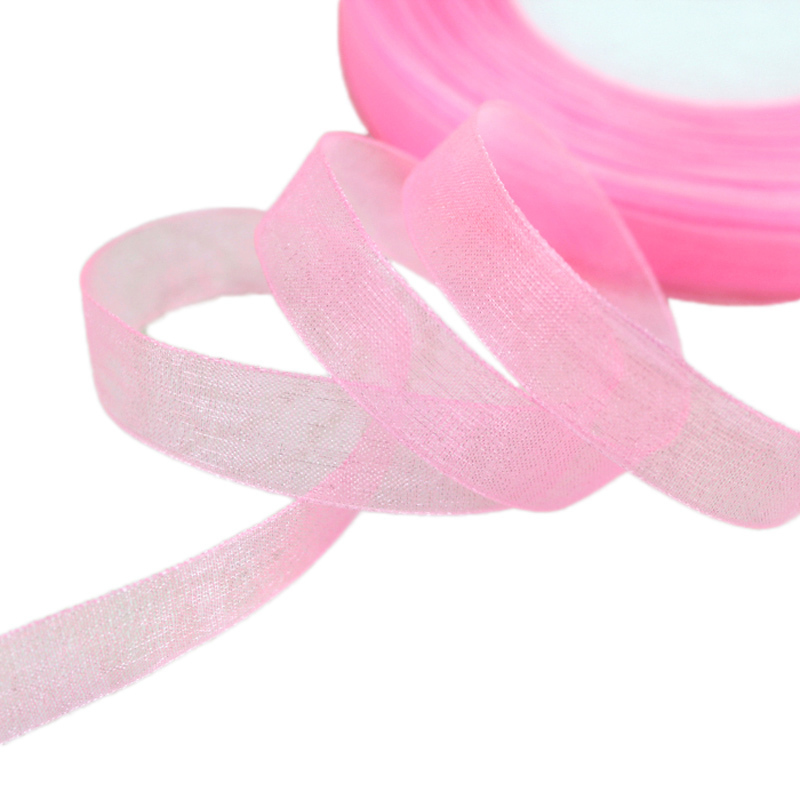 (50 yards/roll) 12mm organza r - Ribbon Organza Roll บทวิจารณ์และราคา